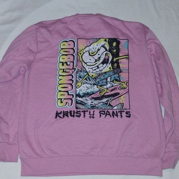 Viacom Sponge Bob Crusty Pants Sweatshirt - Picture 4 of 4